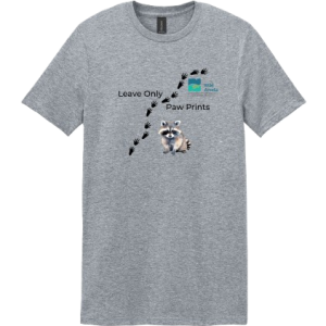 Wild Amelia Leave Only Paw Prints T-shirt - Adult
