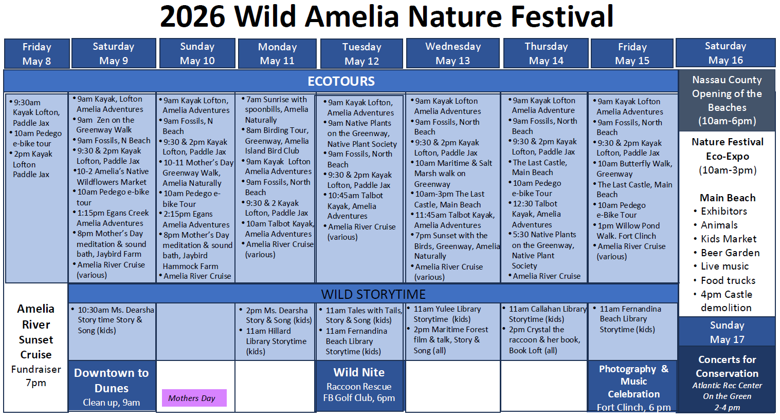 2026 WANF Calendar of Events fnl all black