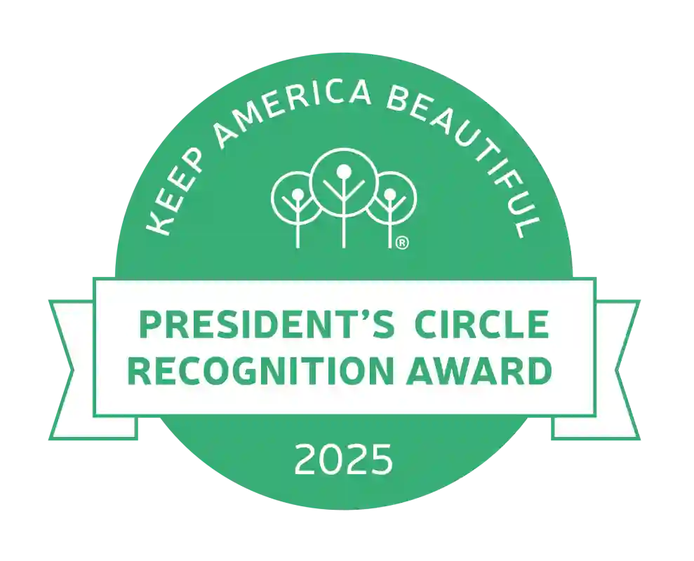 Keep Nassau Beautiful receiving the 2025 President's Award for environmental leadership