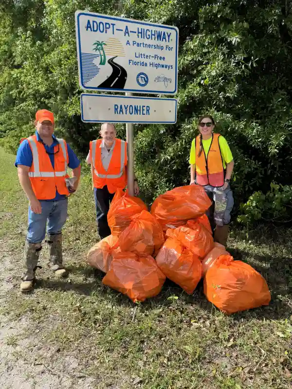 Volunteers in the Adopt