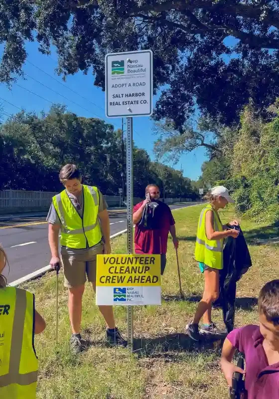 Help Keep Nassau Beautiful by adopting a one-mile stretch of roadway.